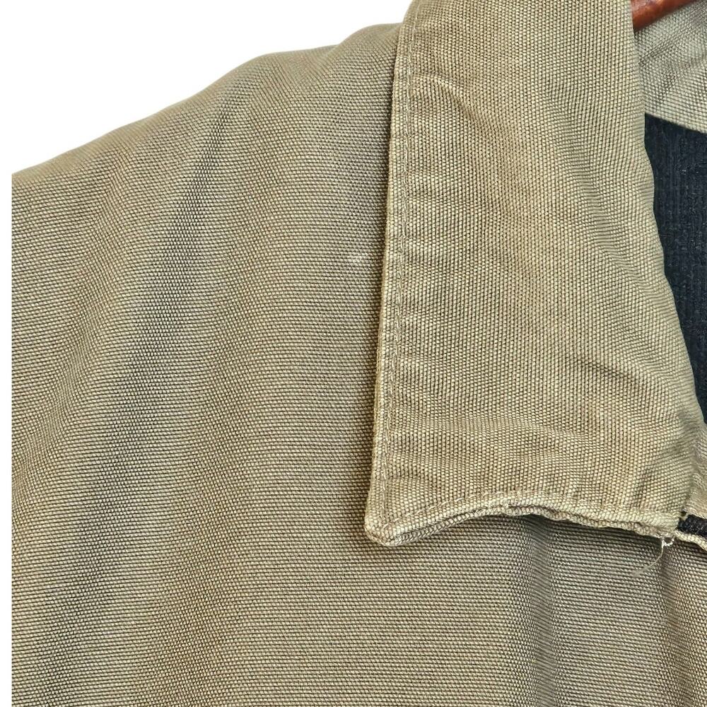 Carhartt Brown Canvas Work Chore Utility Jacket - Picture 4 of 11